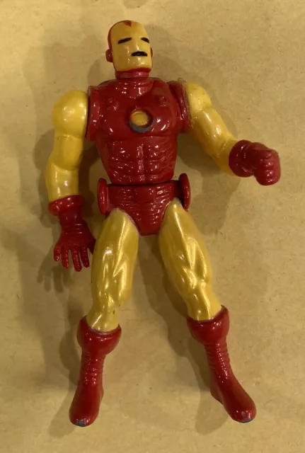Toy Biz Marvel 1994 LOT 4 Die-Cast Figures X-MEN Wolverine Iron Man Cyclops 3