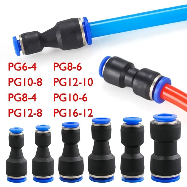 Push In Air Tube Quick Release Connector Pneumatic Fittings PG Pneumatic Tool