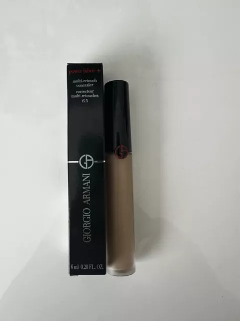 New In Box Giorgio Armani Power Fabric High Coverage Stretchable Concealer In 6