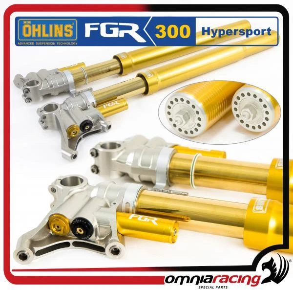 Ohlins FGR300 SBK 750mm Front Fork+TTX25 Cartridges Official World Superbike