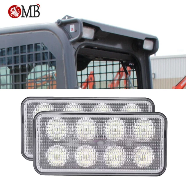 2PCS 60W TL790 Work Led Light Headlight Kit For Kubota Skid Steer V0511-53510