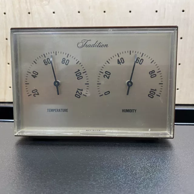 Vintage Sears Roebuck Tradition Weather Station #6579 Temp & Humidity Measurer