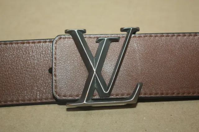 Louis Vuitton Reversible Monogram Belt Black 40mm Size 100 MP236