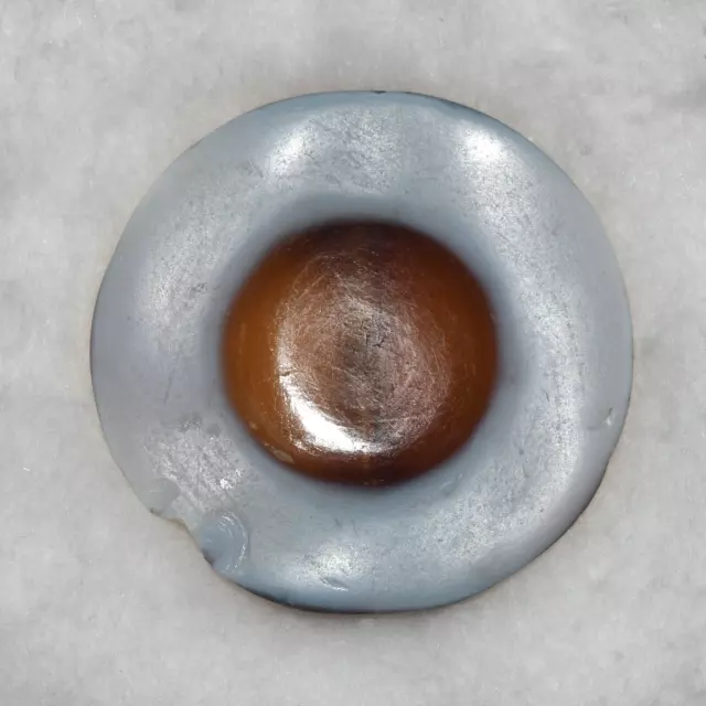 Genuine Ancient Indo Tibetan Himalayan Lukmik Ta Mik Dzi Agate Stone Eye Bead