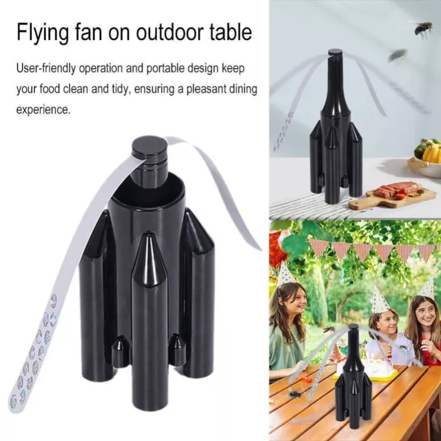 Bugs Repellent Table Fan Spinner Food Fan Multifunctional Fly Repellent Fan