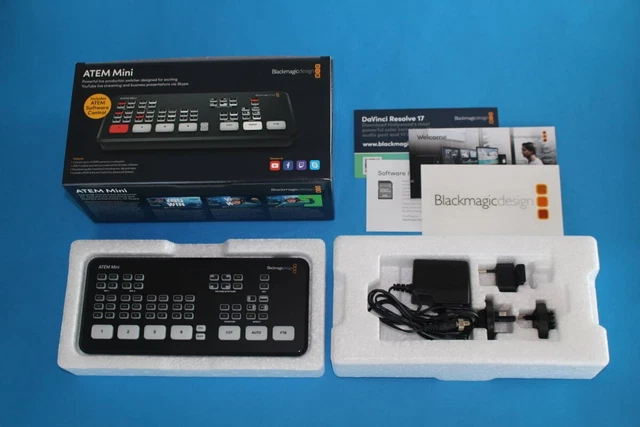 ATEM Mini CD Blackmagic Complete set Free shipping