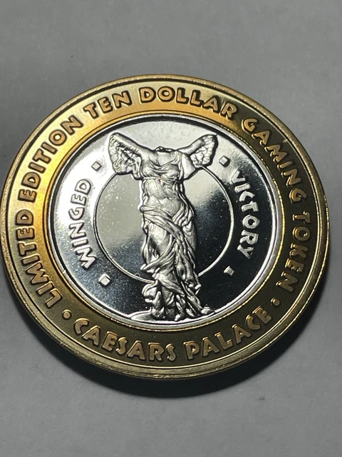 Caesars Palace 限定10ドルトークン 1966年 銀99.9%