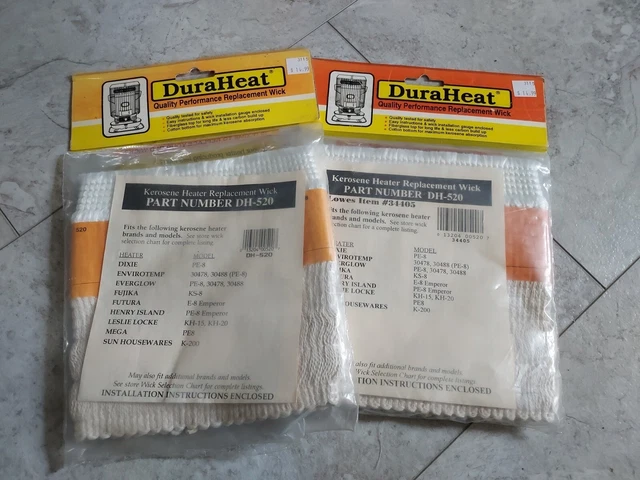 2 DuraHeat Replacement Wick PN. DH-520 Kerosene Heater