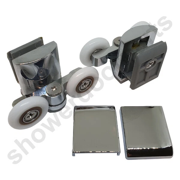2 X MERLYN Shower Door BOTTOM Replacement Rollers / Carriers / M8 £32.99 PicClick UK