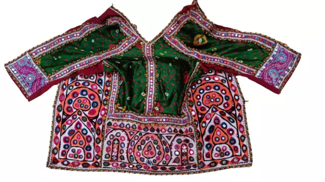 Classic Banjara Tribal Kuchi Hand Embroidery Indian Traditional back Less Choli