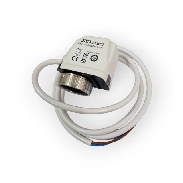 WATTS COMPACT ELECTROTHERMAL Actuator 22Cx230Nc2 230V 2 Wire 1 Meter ...