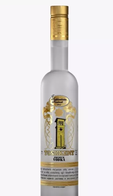 Sehr selten!Premium WODKA "TOSHKENT" Made in Usbekistan,0,7L , Alkoholgehalt 40%