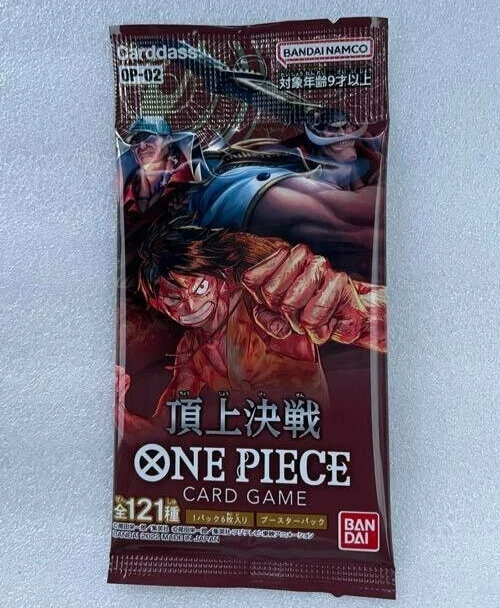 ONE PIECE CARD Game Paramount War OP02 Sealed Booster 1 Pack Japanese