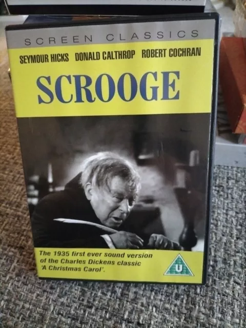SCROOGE DVD 1935 First Ever Sound Version Of 'A Christmas Carol' VGC