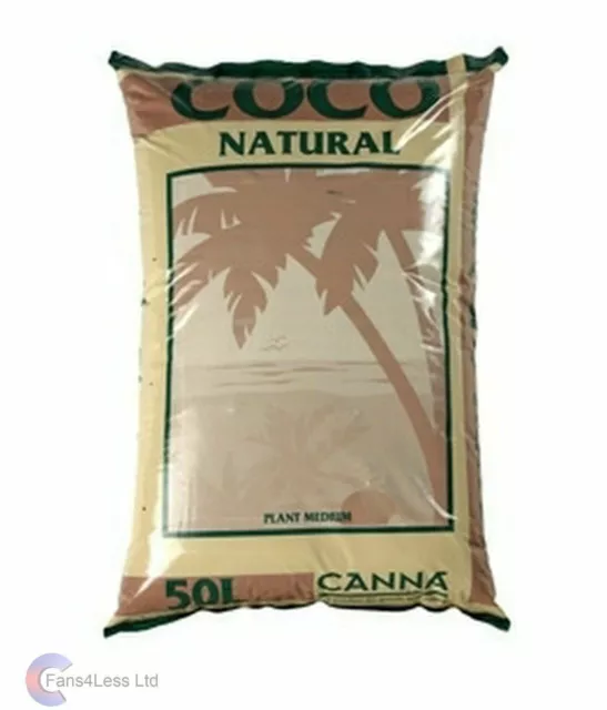 50L, 25L & 10L Canna Coco Natural Coir Hydroponic Growing Media Soil Tent Carbon