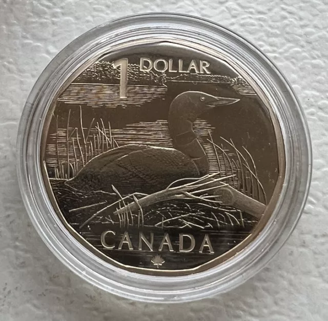 2004 Canada Proof Loonie - The Elusive Loon