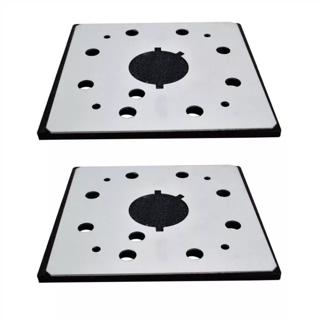 For Dewalt DW411 BD5000 2PCS 1/4" Square 10 Holes Sander Pad and Backing Plate