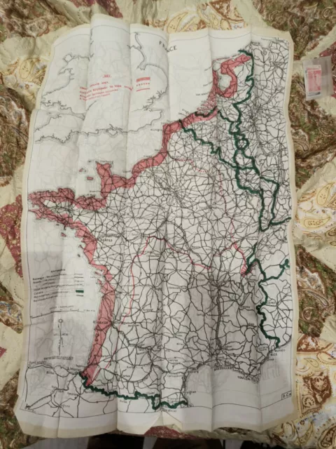 RAF Escape & Evasion Map - European