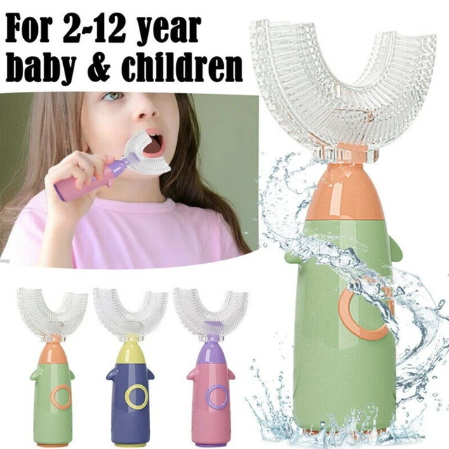 Children's U-shape Toothbrush 360° Cleaning Kids Silicone Teeth O