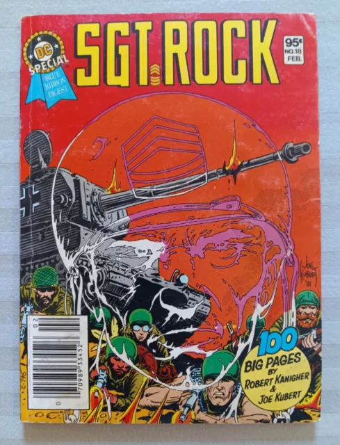 Dc Special Blue Ribbon Digest #18, Sgt. Rock, Fine, Bronze Age, 1982