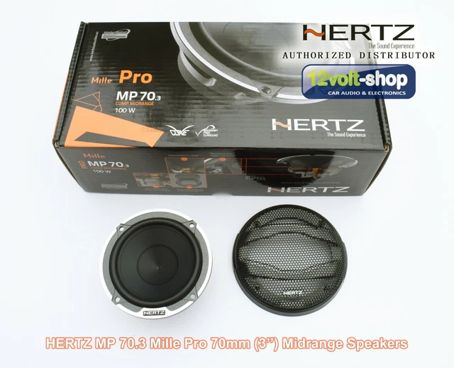 Altoparlanti Auto MP 70.3 Mille PRO Midrange - Coppia Da 70mm Con Doppio Magnete Neodimio, 100W - Foto 10