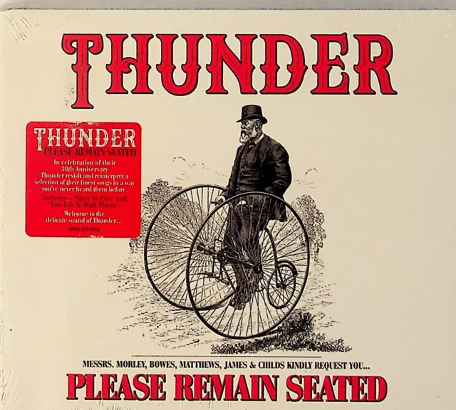 Thunder -Please Remain Seated CD -NEW (New Versions Of Best/Finest Tracks/Hits)