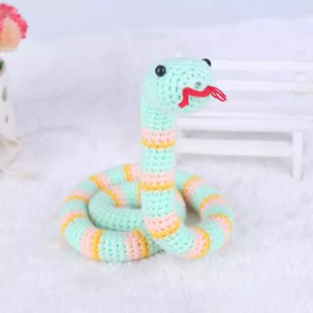 DIY Snake Doll Crochet Kit for Beginners Hand Knitting Animal Stuffed Toy