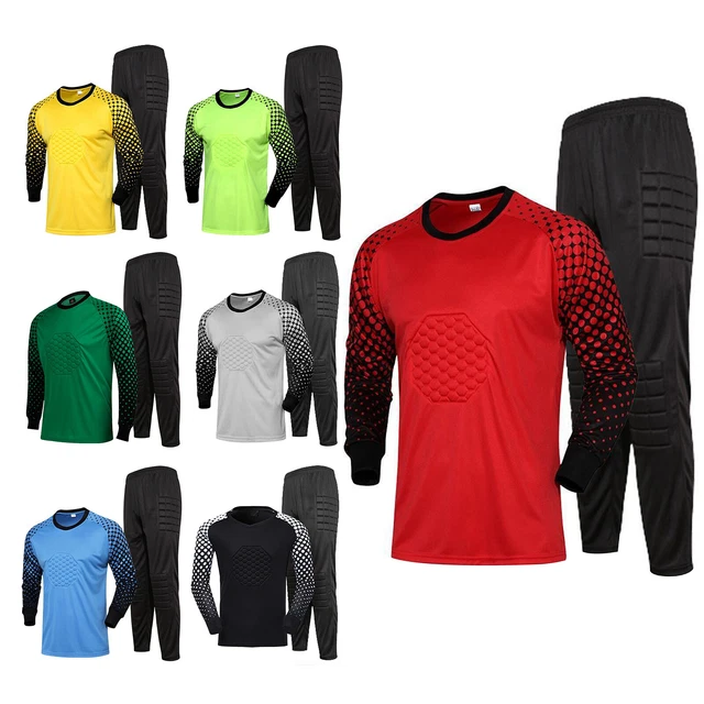 Maglie portiere bambini ragazzi maglia portiere set attrezzatura protettiva tuta