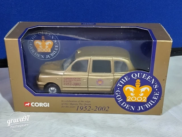 Corgi CC85903 - Austin FX4 Taxi - Jubilé D'Or De La Reine - Échelle 1/36 - Occasion