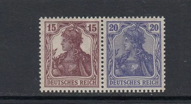 Deutsches Reich Zusammendrucke Mi-Nr. W 14 * ungebraucht