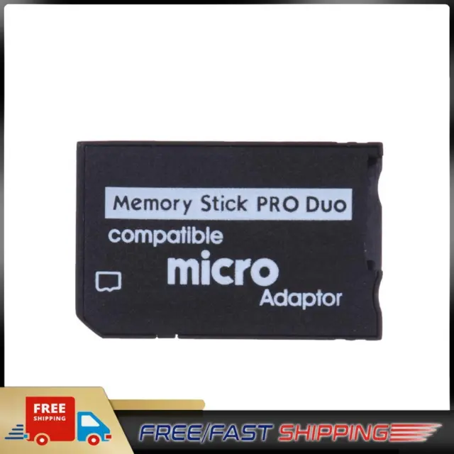 TF To MS Card Memory Card Adapter Plug and Play Card Reader Adapter for Pro Duo