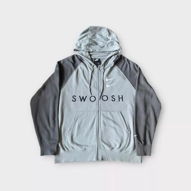 Felpa con cappuccio doppia grigio Swoosh, XL, ottime condizioni