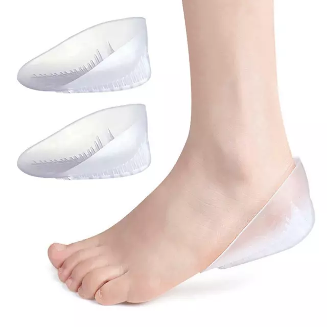 2 Pcs Doux Gel Talon Tasses Fasciite Plantaire Insérer Coussin pour Femmes