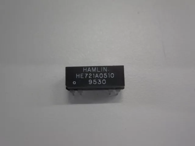 Relais Anches Hamlin He721A0510 Spst 5 Vdc.5A 500 Ohm (Lot De 99) D/C : 9530