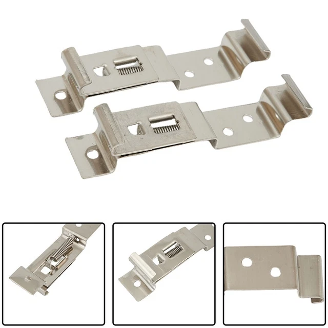 Clip targa supporto molla veicolo supporto metallo 2 pz antifurto