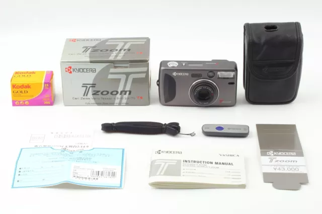 ALL Works【TOP MINT】Kyocera T Zoom Yashica T4 Point & Shoot film camera Fr JAPAN 3