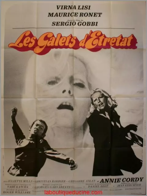 LES GALETS D'ETRETAT Affiche Cinéma / Movie Poster SERGIO GOBBI Virna Lisi
