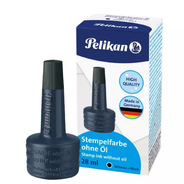 Stempelfarbe 4K, schwarz, Inhalt: 28 ml Pelikan 351197 (4012700351197)