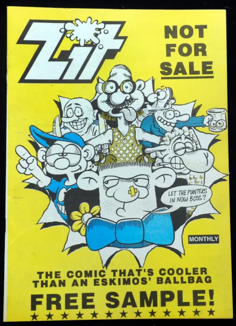 ZIT Comic 1990 16-pages Free Sample Issue Rare Excellent condition