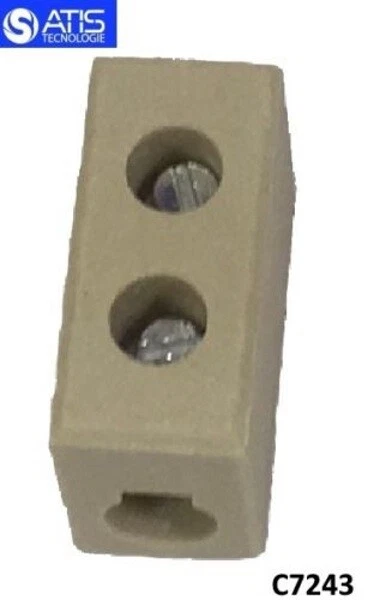 Morsetto Steatite Alte Temperature 300°-18x 23x15mm,Sezione Cavo - Foto 5