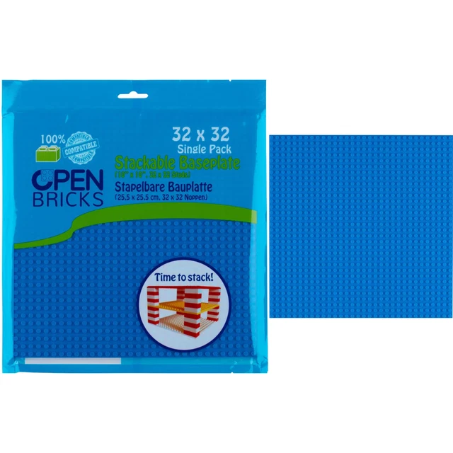 Plaques de construction Bleu planche de 26 cm Bases Blocs Brique sJeux et Jouets