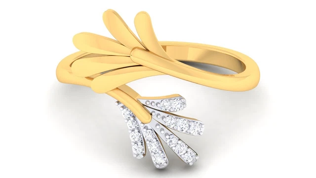 Bague Diamant 0.28ct Or Jaune 18K Taille 54 - Pour Anniversaire, Fiançailles - Marque Jisha