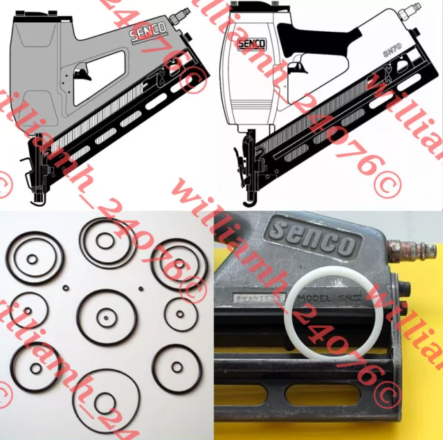 Senco SN4 + SN70 Framing Nailer O-ring + LB3500 Firing Valve Kit