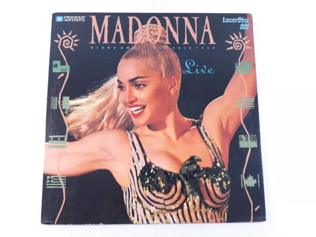 Madonna Blond Ambition World Tour Live Laserdiscs
