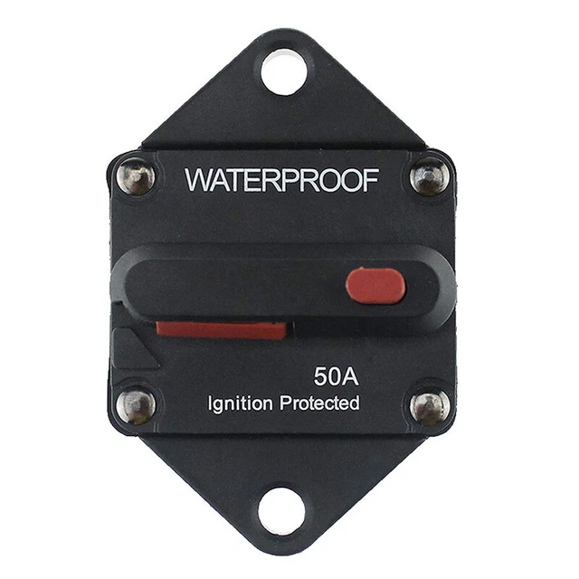 DC 12V-24V 30A/60A/100A Manuale Reset Circuit Breaker Adatto per Car Audio Marine Boat Stereo Switch Inverter Sostituire i fusibili (60A
