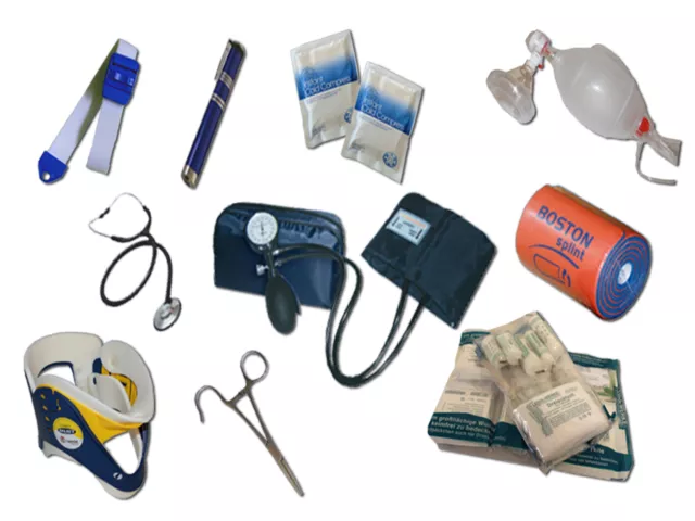 Füllung 45 tlg für Notfalltasche, Notfallrucksack, Arzttasche, First Responder