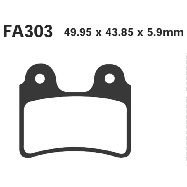 Ebc Pastiglie freno Tt Beta Rev 3-Rr enduro 03-FA303TT