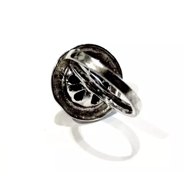 Bijou argent 925 très jolie bague véritable perle taille 49 ring 2