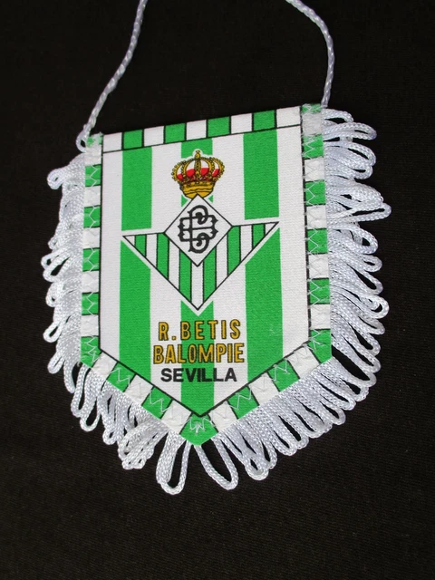 Fanion Betis Balompie Séville 9x11cm - Petit Format, Club Espagnol De Foot