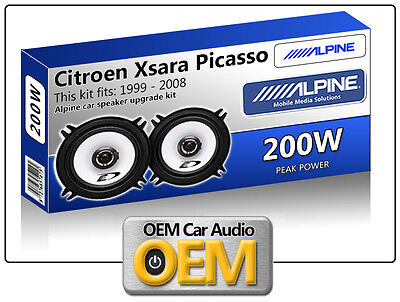 08>11 VA Ha CL203 Alpine Alpine SXE-1725S SXE-1325S Set 4 Haut Parleur Mercedes CLC 